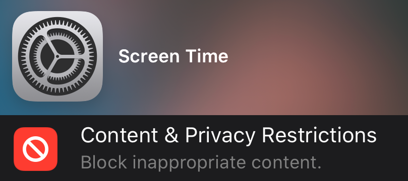 Screen Time