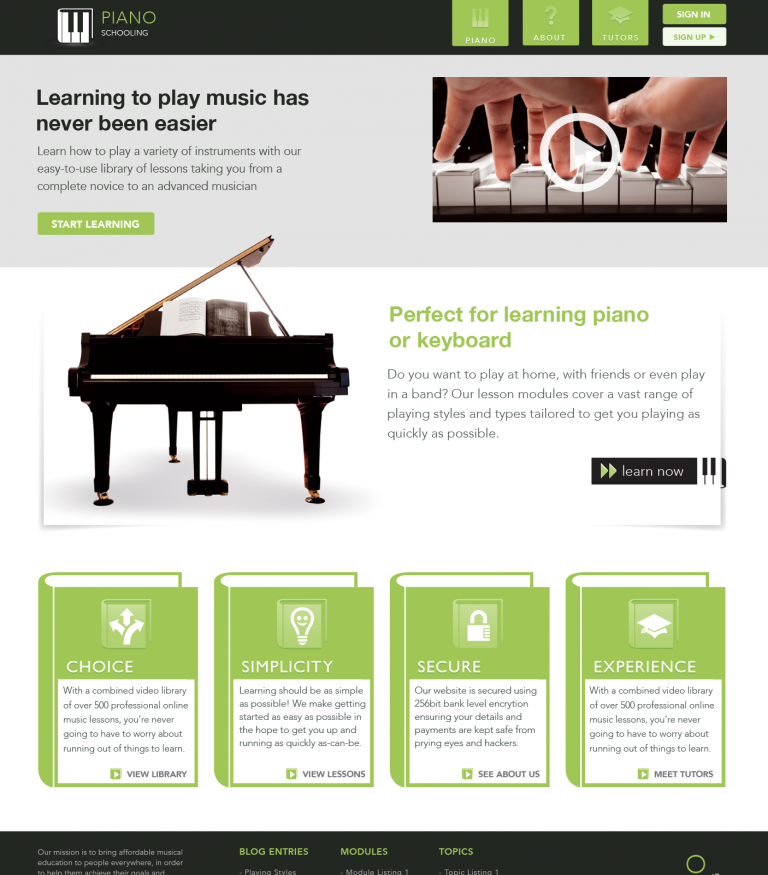 Piano Schooling Screenshot